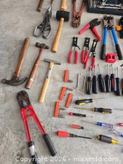 MaxSold Auction: Hand Tool Lot with Screwdrivers, Hammers, Pliers & Socket Set - Lakeland (Florida, USA) PARTNER MANAGED Downsizing Online Auction - Shore Acres Drive