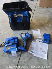 MaxSold Auction: Kobalt 24V (24v MAX) 1/2" Impact Wrench with 4.0 Ah Battery - Lakeland (Florida, USA) PARTNER MANAGED Downsizing Online Auction - Shore Acres Drive