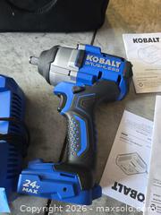MaxSold Auction: Kobalt 24V (24v MAX) 1/2" Impact Wrench with 4.0 Ah Battery - Lakeland (Florida, USA) PARTNER MANAGED Downsizing Online Auction - Shore Acres Drive