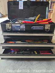 MaxSold Auction: Kobalt 3-Drawer Portable Tool Chest / Top Box #0538533 - Lakeland (Florida, USA) PARTNER MANAGED Downsizing Online Auction - Shore Acres Drive