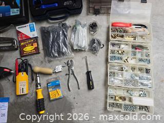 MaxSold Auction: Mixed Lot: Hand Tools, Hardware, Electrical & Automotive Parts - Lakeland (Florida, USA) PARTNER MANAGED Downsizing Online Auction - Shore Acres Drive