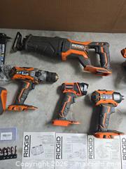 MaxSold Auction: RIDGID 18V Cordless Power Tool Combo Kit (Multiple Tools) - Lakeland (Florida, USA) PARTNER MANAGED Downsizing Online Auction - Shore Acres Drive