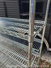 MaxSold Auction: Seville Classics 6-Shelf Chrome Wire Shelving Unit - Lakeland (Florida, USA) PARTNER MANAGED Downsizing Online Auction - Shore Acres Drive