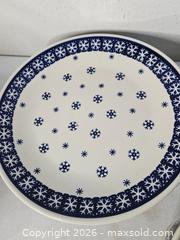 MaxSold Auction: Lot Of Blue Rose Polish Pottery Plates - Riverview (Florida, USA) SELLER MANAGED Downsizing Online Auction -  Holly Heath Drive
