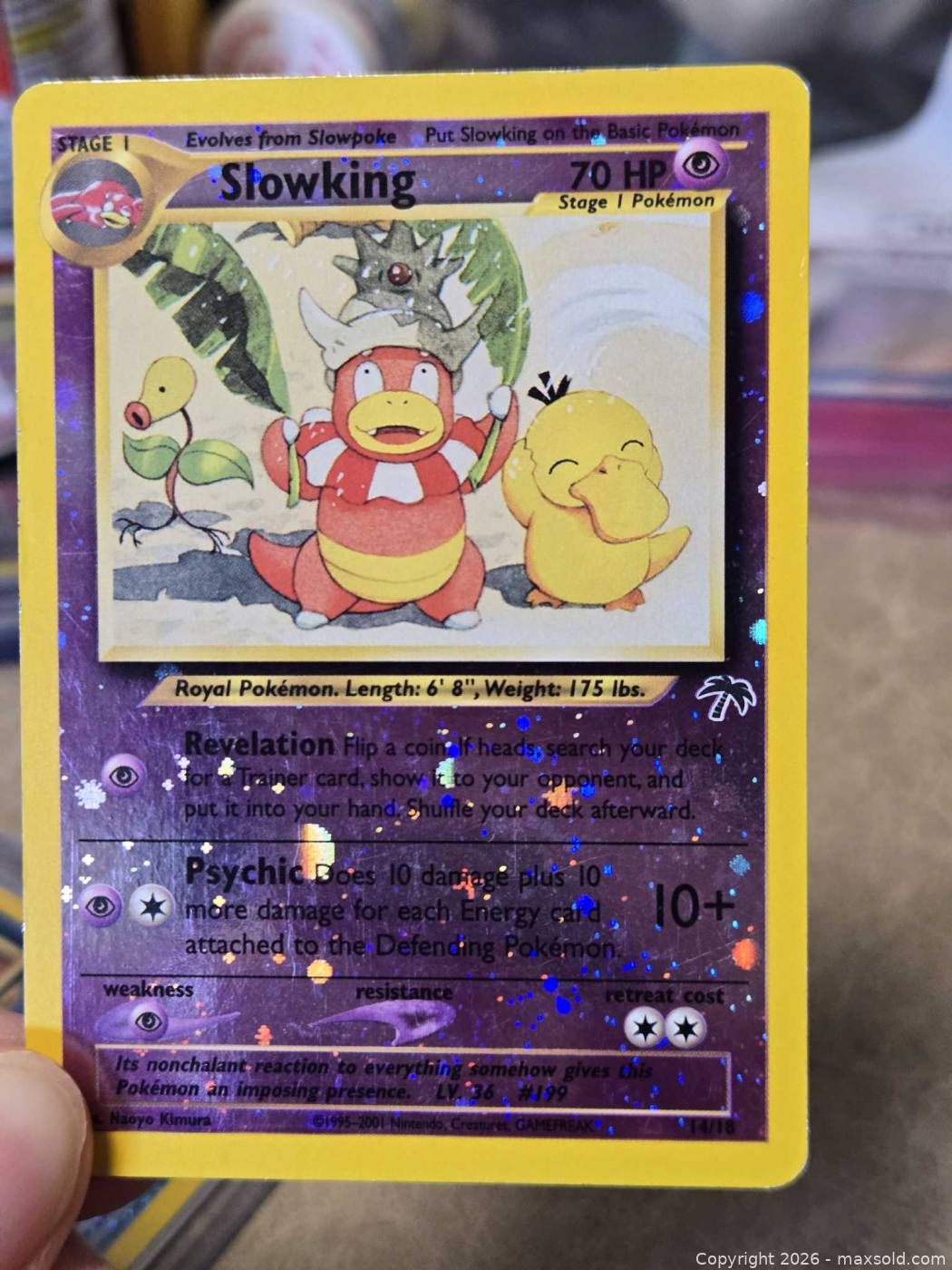 Pokmon Slowking #14/18 Reverse Holo Card | Maxsold
