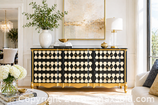 MaxSold Auction: The Harlequin Statement Dresser British Hong Kong by M.B.C. Ltd - Burlington (Ontario, Canada) SELLER MANAGED Estate Sale Online Auction - Enfield Road Burlington