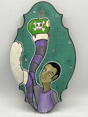 MaxSold Auction: Randy Kono Original Painting on Shaped Panel (2006) - Los Angeles (California, USA) PARTNER MANAGED Downsizing Online Auction - S. Occidental Boulevard. (CONDO)