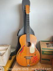 MaxSold Auction: Unbranded 3/4 Parlor Acoustic Guitar with Painted Finish - Burlington (Ontario, Canada) SELLER MANAGED Moving Online Auction - Lorne Street (CONDO)