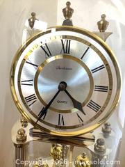 MaxSold Auction: Anniversary Rotating Dome Clock, Shell Thermometer & Wood Frog Plaque - Carson (California, USA) PARTNER MANAGED Estate Sale Online Auction -  South Perry Street
