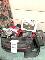 MaxSold Auction: Canon FTb 35mm Film SLR with 50mm Prime Lens - Carson (California, USA) PARTNER MANAGED Estate Sale Online Auction -  South Perry Street