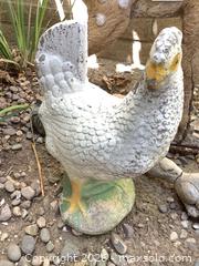 MaxSold Auction: Concrete Garden Statues - Deer Fawn, Hen, Small Lizard - Carson (California, USA) PARTNER MANAGED Estate Sale Online Auction -  South Perry Street