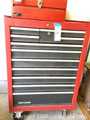 MaxSold Auction: Craftsman Red & Black Rolling Tool Chest, 27 x 18 x 40 in - Carson (California, USA) PARTNER MANAGED Estate Sale Online Auction -  South Perry Street