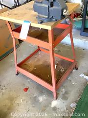 MaxSold Auction: Hirsh Steel Workbench with Cast Iron 3-1/2 inch Vise - Carson (California, USA) PARTNER MANAGED Estate Sale Online Auction -  South Perry Street