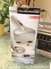 MaxSold Auction: HoMedics Percussion Massager & GE G-5260A Portable Boombox - Carson (California, USA) PARTNER MANAGED Estate Sale Online Auction -  South Perry Street