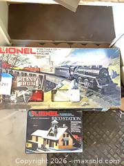 MaxSold Auction: Lionel O Gauge Train Set with Rico Station Kit & Transformer - Carson (California, USA) PARTNER MANAGED Estate Sale Online Auction -  South Perry Street