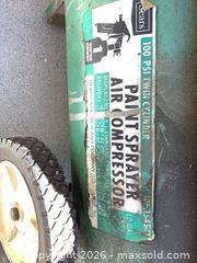 MaxSold Auction: Sears 12-Gallon 100 PSI Air Compressor (Doerr Motor) - Carson (California, USA) PARTNER MANAGED Estate Sale Online Auction -  South Perry Street