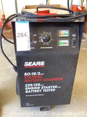 MaxSold Auction: Sears 6V/12V Manual Battery Charger & Jump Starter - Carson (California, USA) PARTNER MANAGED Estate Sale Online Auction -  South Perry Street