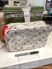 MaxSold Auction: Vintage Small Train Case with Two Cosmetic Pouches - Carson (California, USA) PARTNER MANAGED Estate Sale Online Auction -  South Perry Street