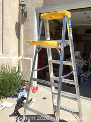 MaxSold Auction: Werner Aluminum 6 ft A-Frame Step Ladder, 250 lb Capacity - Carson (California, USA) PARTNER MANAGED Estate Sale Online Auction -  South Perry Street