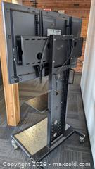 MaxSold Auction: Rolling TV cart with TV - Victoria (British Columbia, Canada) SELLER MANAGED Commercial Liquidation Online Auction - Bastion Square