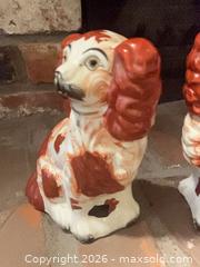 MaxSold Auction: 2 Vintage Staffordshire Spaniel Dog Figurines - San Jose (California, USA) PARTNER MANAGED Downsizing Online Auction - San Gabriel Way