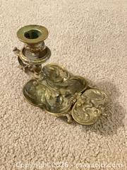 MaxSold Auction: Antique Brass Chamber Candlestick  - San Jose (California, USA) PARTNER MANAGED Downsizing Online Auction - San Gabriel Way