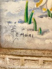MaxSold Auction: Original Oil Painting by Charles Le Maire - San Jose (California, USA) PARTNER MANAGED Downsizing Online Auction - San Gabriel Way