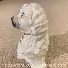 MaxSold Auction: Staffordshire Dog in Antique White  - San Jose (California, USA) PARTNER MANAGED Downsizing Online Auction - San Gabriel Way