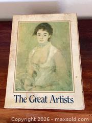 MaxSold Auction: ‘THE GREAT ARTISTS’ compilation by Funk&Wagnalls. Inc.  - San Jose (California, USA) PARTNER MANAGED Downsizing Online Auction - San Gabriel Way