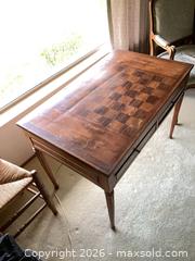 MaxSold Auction: Vintage Chess & Backgammon Table  - San Jose (California, USA) PARTNER MANAGED Downsizing Online Auction - San Gabriel Way