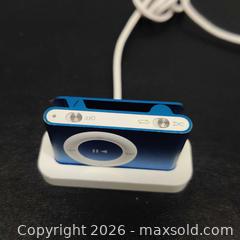 MaxSold Auction: 4th gen Blue Apple iPod Shuffle with Charging Base - Toronto (Ontario, Canada) SELLER MANAGED Downsizing Online Auction - Metropolitan Road (STORAGE)