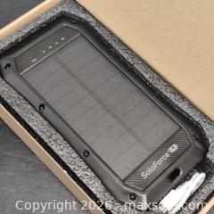 MaxSold Auction: 74W Rapid Charging Power Bank Battery - Solar Panel - LED Emergency Lights - MAGSafe  - Toronto (Ontario, Canada) SELLER MANAGED Downsizing Online Auction - Metropolitan Road (STORAGE)