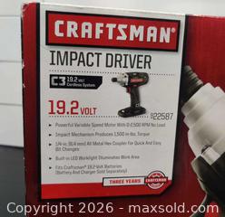 MaxSold Auction: Craftsman Impact Driver 19.2V - Toronto (Ontario, Canada) SELLER MANAGED Downsizing Online Auction - Metropolitan Road (STORAGE)