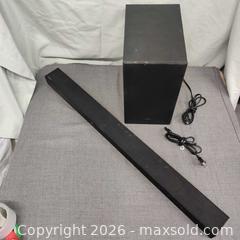 MaxSold Auction: Samsung 300W 2.1ch Wireless Soundbar with Subwoofer - HW-A450/ZC - Toronto (Ontario, Canada) SELLER MANAGED Downsizing Online Auction - Metropolitan Road (STORAGE)
