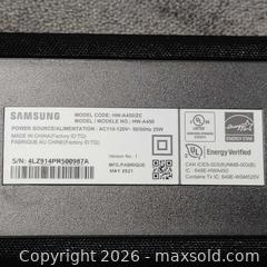 MaxSold Auction: Samsung 300W 2.1ch Wireless Soundbar with Subwoofer - HW-A450/ZC - Toronto (Ontario, Canada) SELLER MANAGED Downsizing Online Auction - Metropolitan Road (STORAGE)