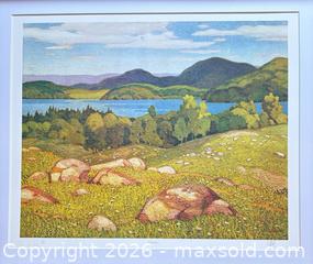 MaxSold Auction: Beautifully Framed "Haliburton" Group of Seven Hand Signed Lithograph by A.J. Casson 24 x 30" with COA - Larger Size - Otonabee-South Monaghan (Ontario, Canada) PARTNER MANAGED Reseller Online Auction - Dougall Drive