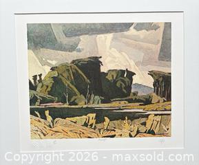 MaxSold Auction: Framed “Bancroft” Hand Signed Group of Seven print by A.J.Casson 20 x 24 with COA - Otonabee-South Monaghan (Ontario, Canada) PARTNER MANAGED Reseller Online Auction - Dougall Drive