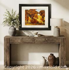 MaxSold Auction: Framed Hand Signed Group of Seven Lithograph by A.J. Casson “Autumn Afternoon” with COA 30 x 20 Large Size - Otonabee-South Monaghan (Ontario, Canada) PARTNER MANAGED Reseller Online Auction - Dougall Drive