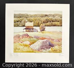 MaxSold Auction: Group of Seven Lithograph Hand Signed by A.J.Casson “Lake Kashagawigamog” with COA 11 x 13 - Otonabee-South Monaghan (Ontario, Canada) PARTNER MANAGED Reseller Online Auction - Dougall Drive