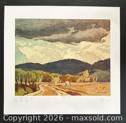 MaxSold Auction: Group of Seven Lithograph Hand Signed by A.J.Casson “Northern Road” with COA 11 x 13 - Otonabee-South Monaghan (Ontario, Canada) PARTNER MANAGED Reseller Online Auction - Dougall Drive