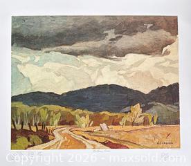 MaxSold Auction: Group of Seven Lithograph Hand Signed by A.J.Casson “Northern Road” with COA 11 x 13 - Otonabee-South Monaghan (Ontario, Canada) PARTNER MANAGED Reseller Online Auction - Dougall Drive