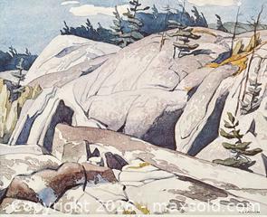 MaxSold Auction: Group of Seven lithograph Hand Signed by A.J.Casson “Rock Study” with COA 11 x 13 - Otonabee-South Monaghan (Ontario, Canada) SELLER MANAGED Reseller Online Auction - Dougall Drive