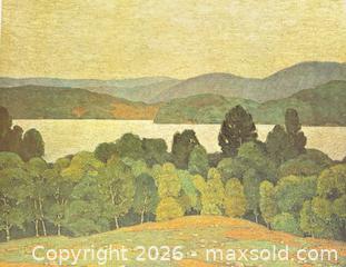 MaxSold Auction: Hand Signed Group of Seven Lithograph by A.J. Casson “Lake Kashagawigamog” 20 x 24 with COA Great Size - Otonabee-South Monaghan (Ontario, Canada) PARTNER MANAGED Reseller Online Auction - Dougall Drive
