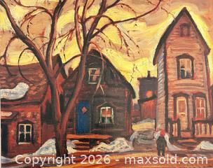 MaxSold Auction: Masters of Canada Icon “Street in Hull" by A. Y. Jackson with COA Exact Size Replica  - Otonabee-South Monaghan (Ontario, Canada) PARTNER MANAGED Reseller Online Auction - Dougall Drive