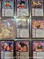 MaxSold Auction: DragonBall Z ( DBZ ) Ani-Mayhem set 2 card lot - Ottawa (Ontario, Canada) SELLER MANAGED Downsizing Online Auction - St.-Denis Street