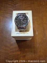 MaxSold Auction: Kenneth Cole Stainless Steel Quartz Wristwatch - Black Dial - Ottawa (Ontario, Canada) SELLER MANAGED Downsizing Online Auction - St.-Denis Street