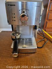 MaxSold Auction: Philips Saeco Poemia Stainless Steel Semi-Automatic Espresso - Ottawa (Ontario, Canada) SELLER MANAGED Downsizing Online Auction - St.-Denis Street