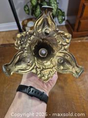 MaxSold Auction: Victorian Rococo 3-Arm Candelabra / candle holder - Ottawa (Ontario, Canada) SELLER MANAGED Downsizing Online Auction - St.-Denis Street
