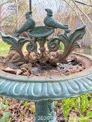 MaxSold Auction: Cast Iron Victorian Urn-Style Bird Bath with Pedestal - London (Ontario, Canada) PARTNER MANAGED Moving Online Auction - Manchester Road