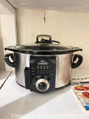 MaxSold Auction: Rival 6-Quart Digital Programmable Slow Cooker - London (Ontario, Canada) PARTNER MANAGED Moving Online Auction - Manchester Road